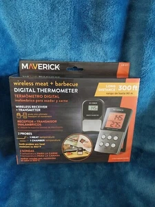 Maverick Wireless Meat, Barbecue, Oven, Smoker Thermometer 300 Ft Range LW-377 - Picture 1 of 3