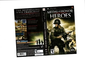 Medal of Honor Heroes PSP ARTWORK ONLY Authentic - Picture 1 of 1