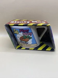 Taza de café SLANTY para un vintage de 50 años con caja #G1 - Imagen 1 de 8