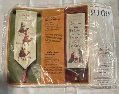 The Creative Circle Kit Needlework 2169 THREE WISEMEN BELL PULL 13” x 4 3/4” - Image 1 of 3
