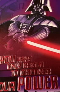 DARTH VADER VALENTINE/ Band WITH 5  CHARM-BAND TO WEAR-ORIGINAL RARE HALLMARK- - Picture 1 of 7