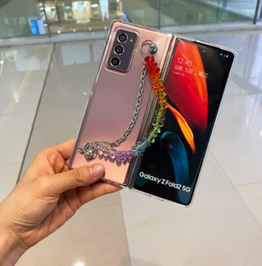Creativity DIY Colorful Bear Chain Bracelet Case For Samsung Galaxy Z Fold 2 5G - Zdjęcie 1 z 9