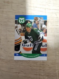1990 91 Pro Set Hockey Randy Cunneyworth Error Card #101 - Picture 1 of 2