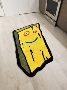 Ed, Edd n Eddy Plank Cartoon Floor Mat Washable Area Rug Living Room Wool Carpet - Picture 1 of 4