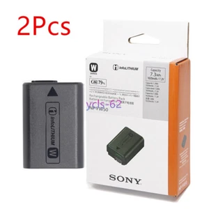 2Pcs New Original NP-FW50 Battery For Sony DSC-RX10 RX10II RX10III RX10IV A3000 - Picture 1 of 3