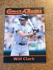 1990 Collect A Books Baseball Personal Highlights Will Clark Card