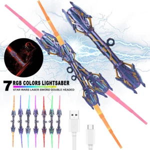Laserschwert 7 Farben LED Leuchtschwert 500 mAh Cosplay Lichtschwert RGB - Bild 1 von 21