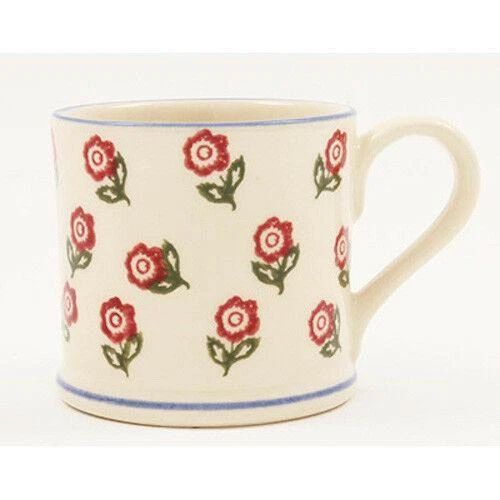 BRIXTON POTTERY NEW HANDMADE 250ml POTTERY MUG - Scattered Rose - Image 1 of 1