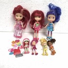 Strawberry Shortcake 7 Figure Doll Lot and Accessories￼