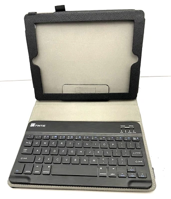 Tested Finite Tablet Keyboard W/ Case Black 9.5 x 6.25 Power Bluetooth and keys - Image 1 of 4