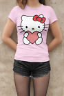 Retoure Bio Baumwolle Damen T-Shirt Hello Kitty Hallo Zebra Katze Se Katze
