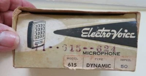 Original Empty Box for EV Electro-Voice MICROPHONE #615 - Picture 1 of 8