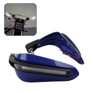 Guardamanos Universal 7/8" con Luz LED Ajuste Motocicleta ATV Motocicleta Par Azul ge - Imagen 1 de 11