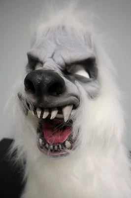 Warewolf Dogman  - Zagone Studios "Holwer Wolf" Adult Moving Mouth Mask - Image 1 of 4