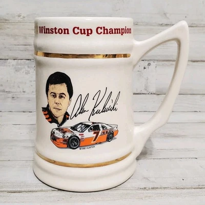 Vintage 1995 Alan Kulwicki 1992 Winston Cup Champion Collectible Mug/Stein - Image 1 of 4