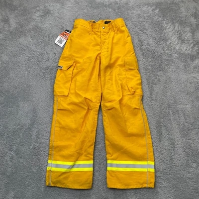Pantalones Lakeland FR Para Hombre 32 Amarillo Fryban Reflectante Bombero Trabajo Resistente al Fuego Foto 1 de 4