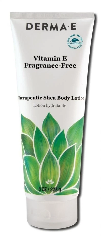 Derma-E Vitamina E Sin Fragancia, Loción Corporal de Karité Loción 8 OZ Foto 1 de 1