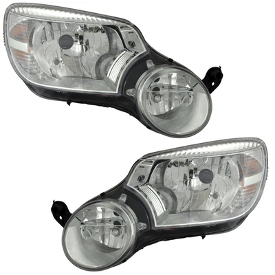 Scheinwerfer Set für Skoda Yeti 5L 2009-2013 H4 Halogen ohne Nebelscheinwerfer - Bild 1 von 4