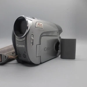Canon DC330 Handheld DVD-RW Camcorder Silver Tested With Battery - Picture 1 of 9