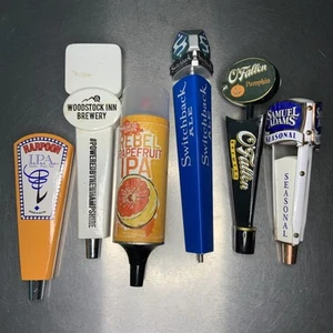 Beer Tap Draft Handle 6 Piece Collector’s Lot - Picture 1 of 24