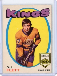 1971-72 O-PEE-CHEE BILL FLETT #47 LOS ANGELES KINGS EX EXMT - Picture 1 of 2