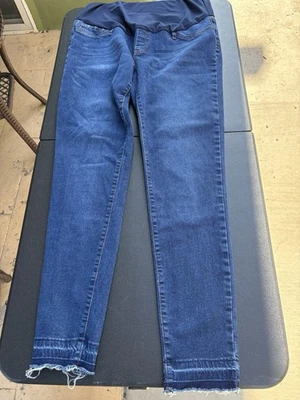 Shein Maternity Dark Denim Jeans Size Large - Image 1 of 4