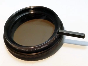 54mm Threaded Tiffen series 7 VII filter Polarizing  Roto Screen PL Polar - Picture 1 of 8