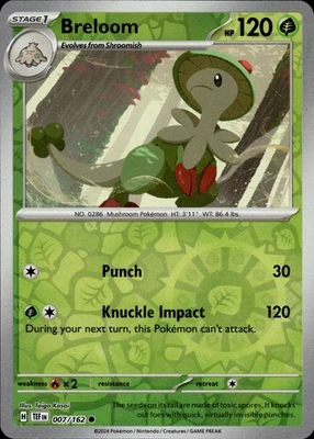 Breloom Common SV05: Temporal Forces 007/162 LP - Image 1 of 2