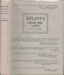 Ivan Allen / Atlanta From the Ashes 1st Edition 1928 Georgia - Imagen 1 de 1