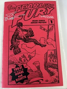 The Fearless FURY #1 Ashcan Alan Moore BILD 1963 SIGNIERT Steve Bissette - Bild 1 von 2