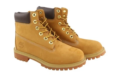 TIMBERLAND 12909 Boy Boots EU36 EU37 Brown Leather Laced Primaloft 200 Gram * - image 1 of 4