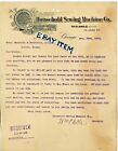 1897 letterhead CHICAGO IL. Household Sewing Mach CO. Dart NewHall WILLIAM DOLE