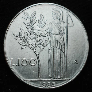 1985 Republic of Italy 100 Lire - Picture 1 of 1