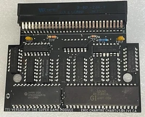 ColecoVision Super Generic Module (SGM) TTL ver w/ blue LED & 3D Printed case - Picture 1 of 4