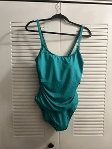 La Blanca Island Goddess Lingerie One Piece Swimsuit Size 16 - Picture 1 of 6