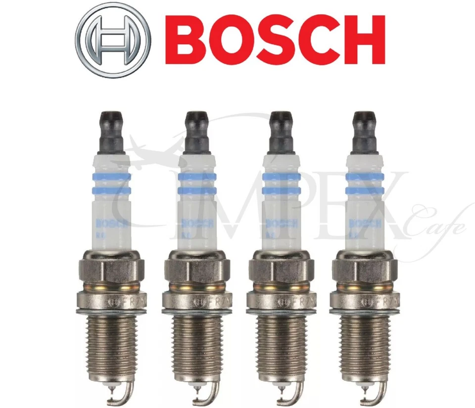 4 bujías dobles BOSCH de iridio para Toyota Prius C L4-1,5 L 2012-2019 (Alemania) Foto 1 de 1