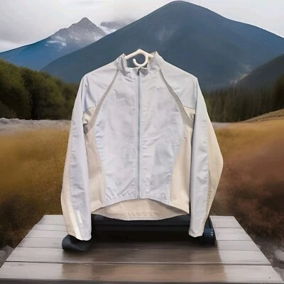 Vintage Pearl Izumi Cycling Jacket Light blue reflective shell Women’s Size Med - Image 1 of 4