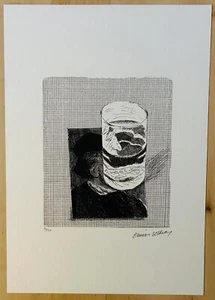 David Hockney (After) "Postcard of Richard Wagner with a Glass of Water, 1973" - Picture 1 of 6