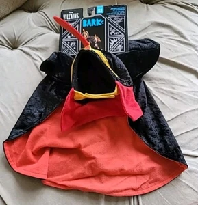 NWT XS/S BARK Disney Villains Dog Halloween Jafar Aladdin Costume Of Wonders NWT - Picture 1 of 5