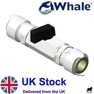 Conector de montaje de tubería de agua de ajuste de velocidad de empuje BALLENA 12 mm válvula de cierre en línea - Imagen 1 de 2