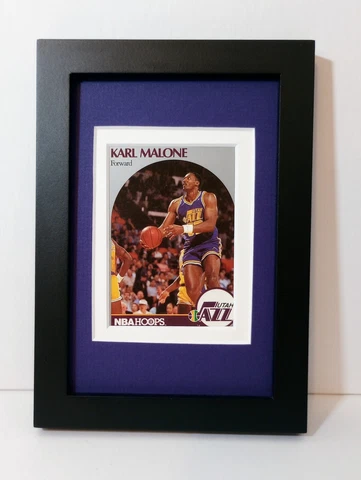 Karl Malone Utah Jazz Display Custom Framed NBA Basketball Card Plaque Cover