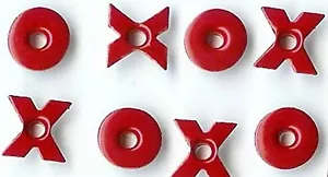 Ojales Valentine ROJOS XO 3/16" Romance Amor Libro de recortes Fabricación de tarjetas Estampado - Imagen 1 de 1