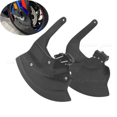 Par de radiador rotor de disco de freio carbono preto para BMW M1000RR S1000RR 2019-2025 - Imagem 1 de 4
