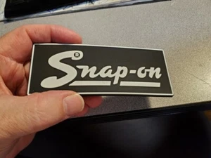 SNAP-ON Vintage tool box badge, emblem, name plate, tag 3D rubber magnet  - Picture 1 of 3