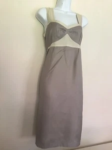 Jigsaw Ladies Beige Ivory Dress Size 14 (E15). - Picture 1 of 10