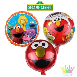 3x Sesame Street Elmo Foil Helium Balloon. Lolly Bag Cake Party Cookie Monster - Picture 1 of 2
