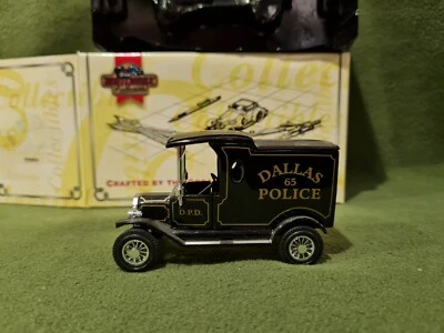 MATCHBOX DINKY  DYM 38019 FORD MODEL T 1912 DALLAS POLICE  SCALA  1:43  - Immagine 1 di 4
