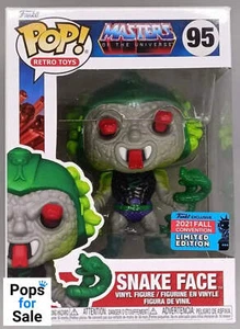 95 Snake Face - Masters of the Universe - 2021 Con Funko POP - Picture 1 of 1