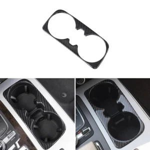 Carbon Fiber Wasser Tasse Halter Panel Abdeckung Für Audi Q7 4M 2016-2019 SQ7 - Picture 1 of 4