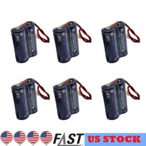 Batería CR17450-2WK27 6 piezas 2CR17450 3V 2600mAh con enchufe no recargable - Imagen 1 de 4